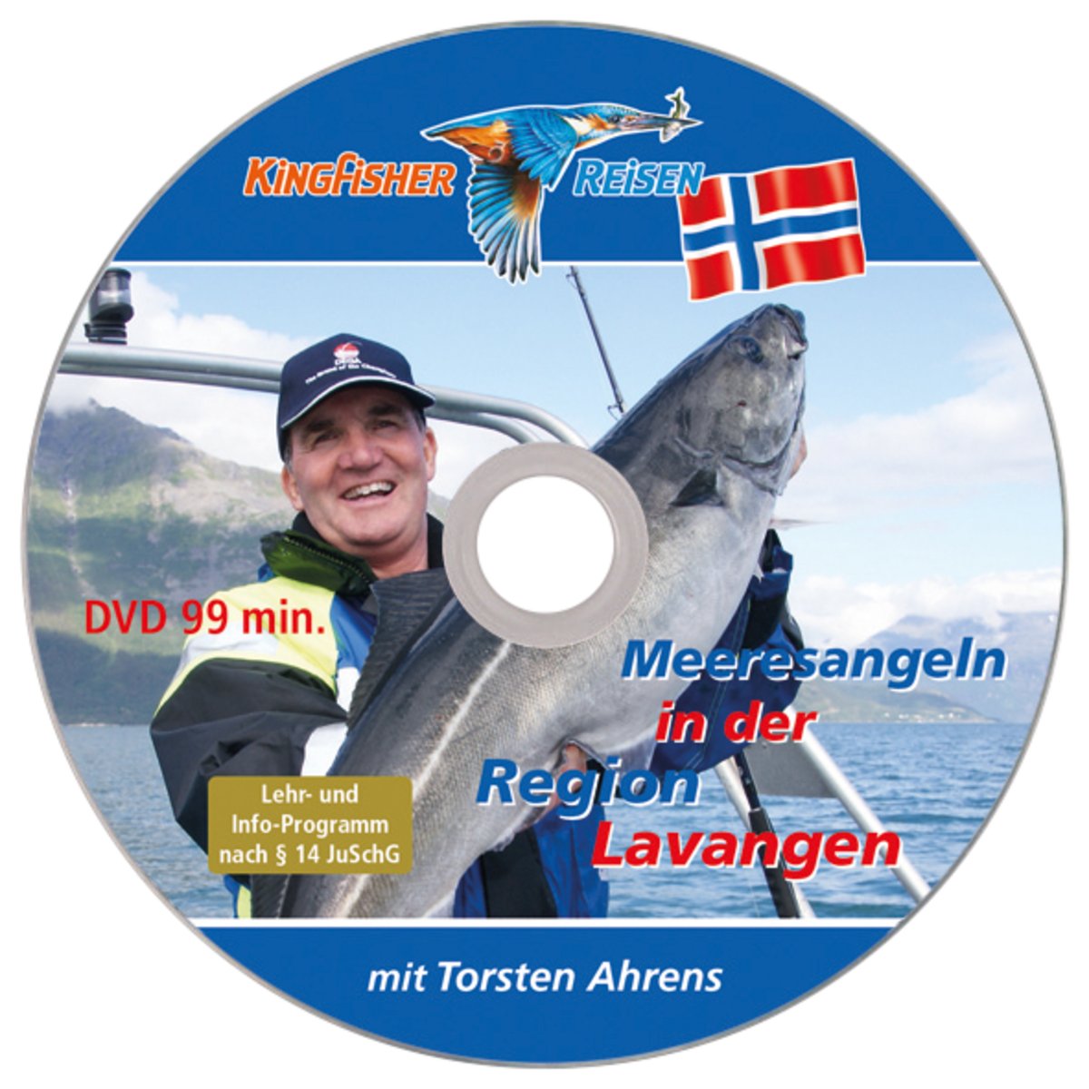 Erhältlich: DVD Meeresangeln in der Region Lavangen.