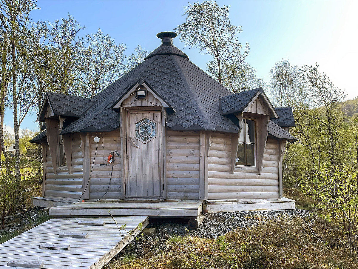 Grillhütte in Valvåg auf der Insel Senja.