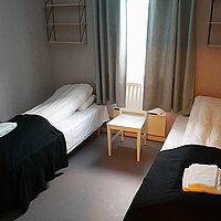 Die Standard-Apartments in Skjervøy besitzen 2 Schlafzimmer.