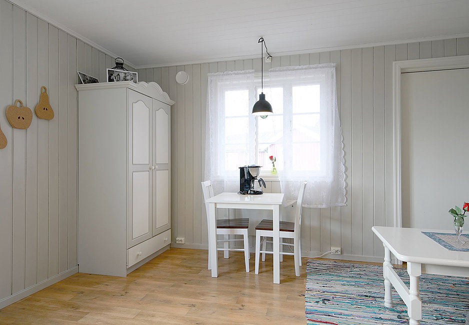 Stilvoll und gemütlich: eine Rorbuwohnung vom Typ 1.