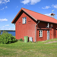 Das Ferienhaus Gårdshuset am Stor-Lungen See in Schweden: Erholung pur!