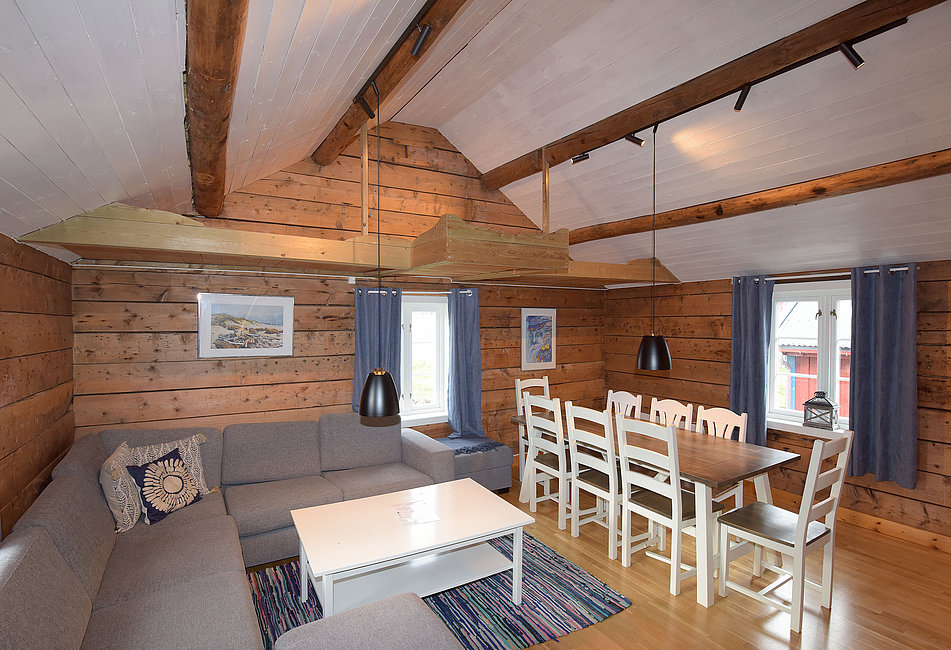 Apartment Typ 3+ mit großem Wohnraum und Platz für 8 Personen.