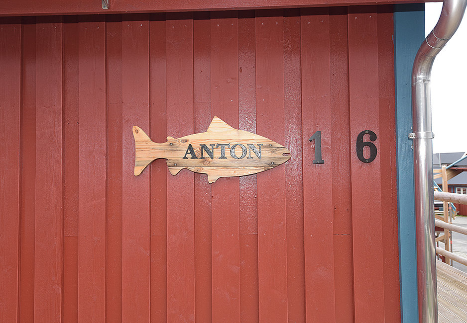 Rorbu Anton im Å Fishing Camp mit 3 Schlafzimmern und 8 Betten.