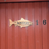 Rorbu Anton im Å Fishing Camp mit 3 Schlafzimmern und 8 Betten.