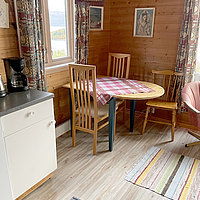 Wohnlicher Essbereich in Finnkrokens Haus Nr. 2.