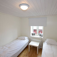 Schlafzimmer mit 2 Einzelbetten im Apartment vom Typ 3+.