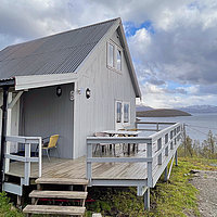Das Haus 6 ist das größte Ferienhaus in Finnkroken bei Tromsø.