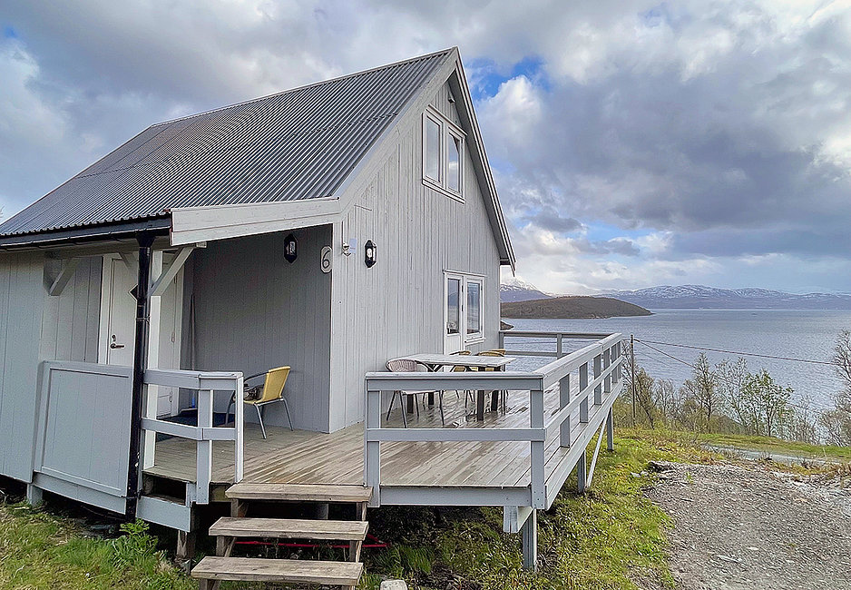 Das Haus 6 ist das größte Ferienhaus in Finnkroken bei Tromsø.