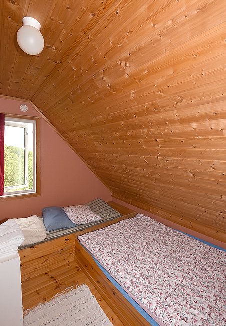 Haus 6 in Finnkroken besitzt 4 Schlafzimmer mit je 2 Einzelbetten.