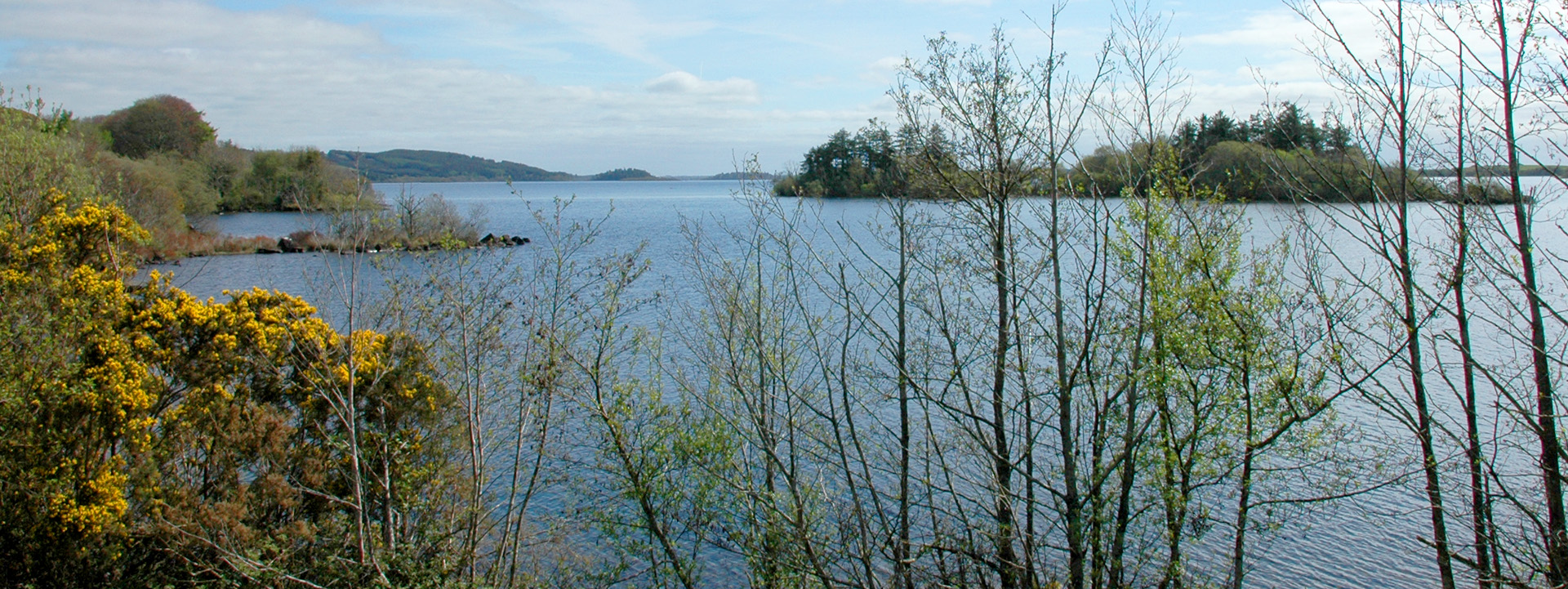 Ein Blick auf den Lough Corrib, Irlands größten Angelsee.